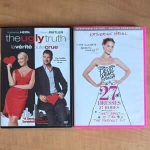 Set of 2 DVD Movies: 
The Ugly Truth & 27 Dresses